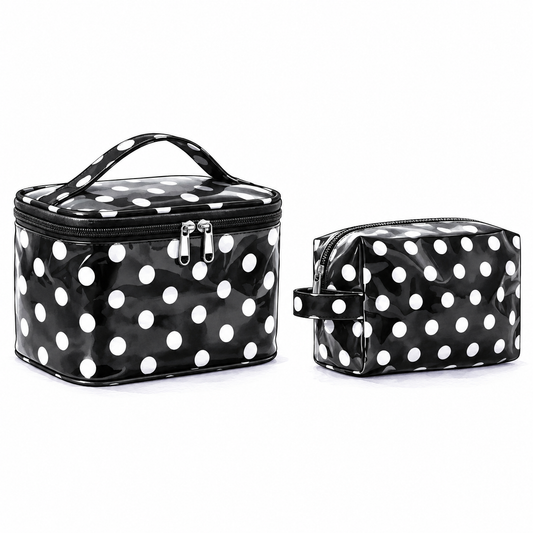 holly getaway bag - black / white