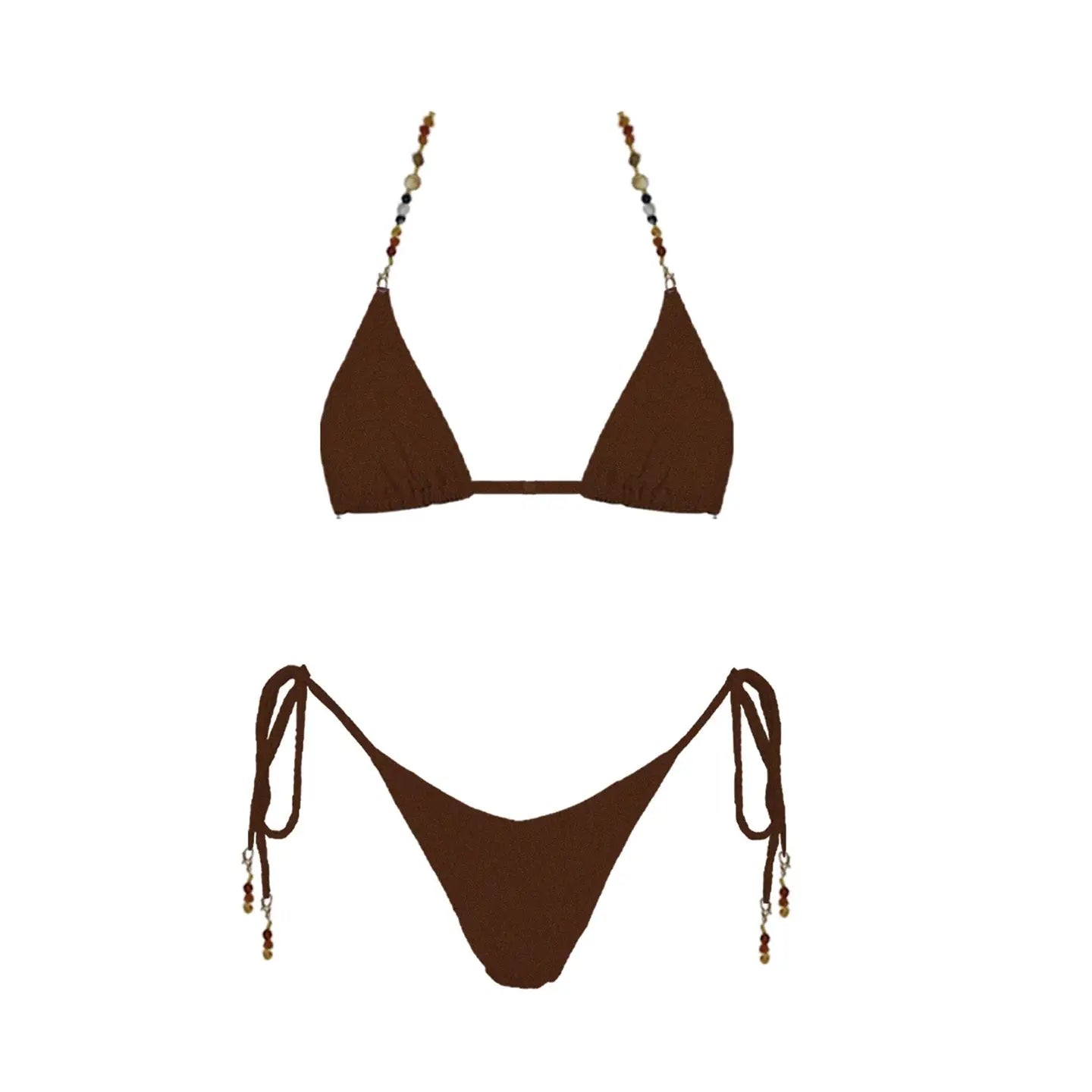 brandie bikini - brown