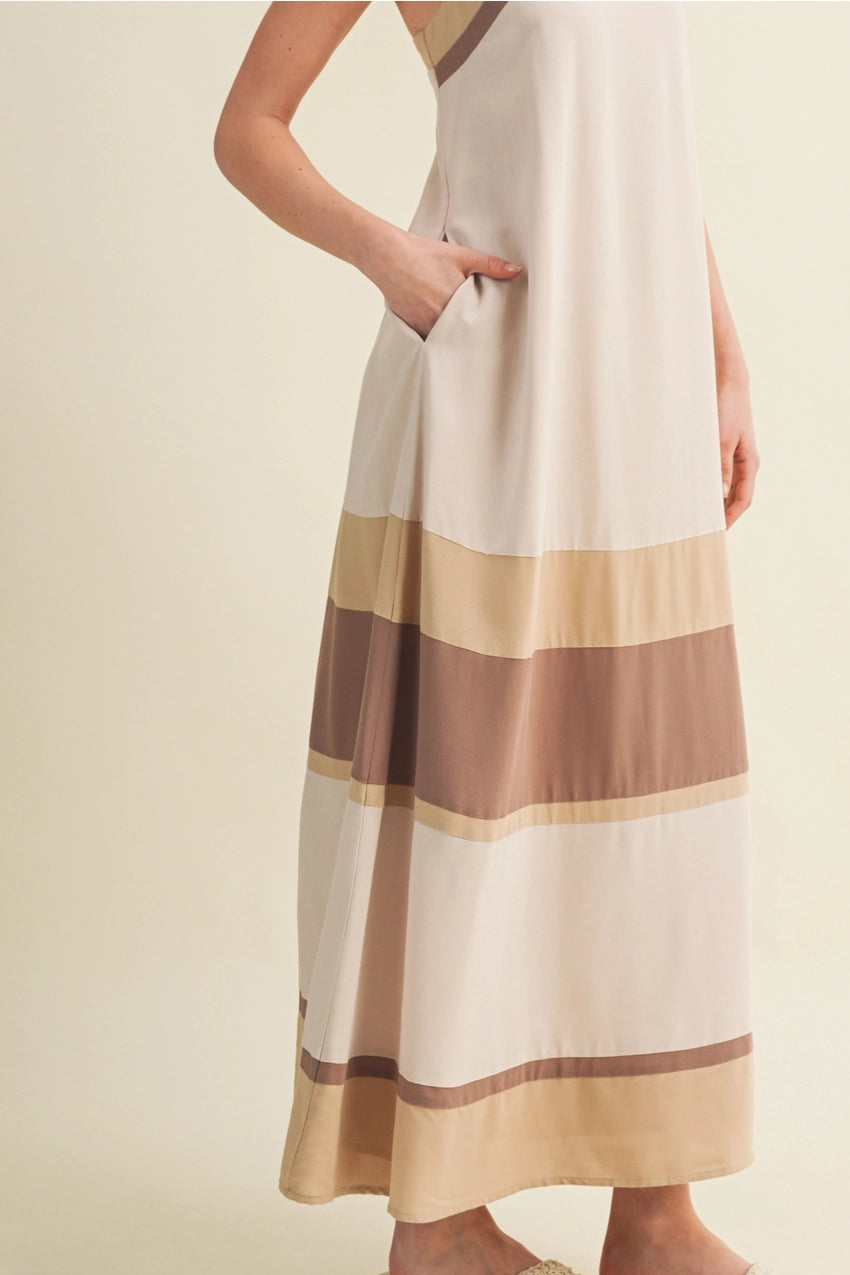 lynford color block dress