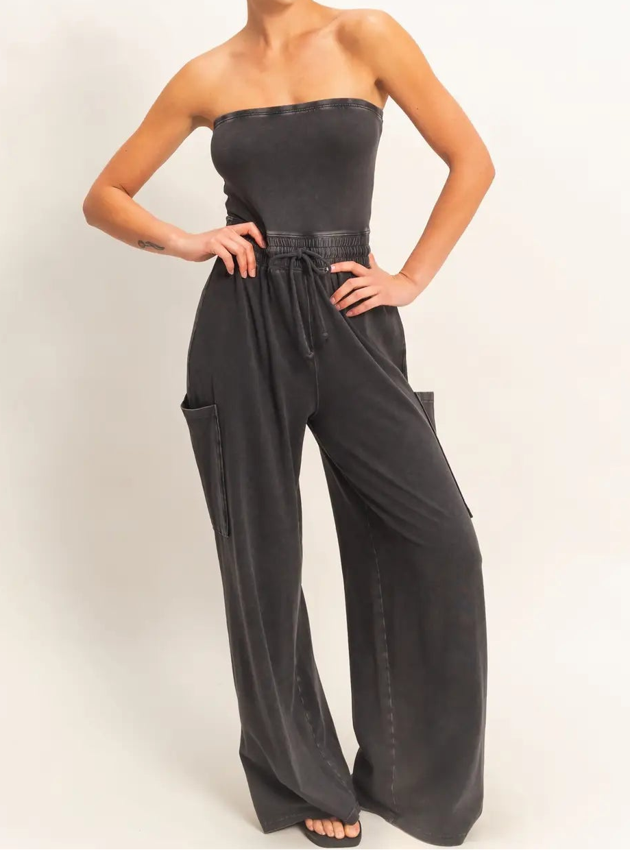 della jumpsuit - black