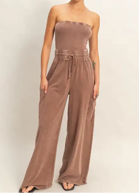 della jumpsuit - brown