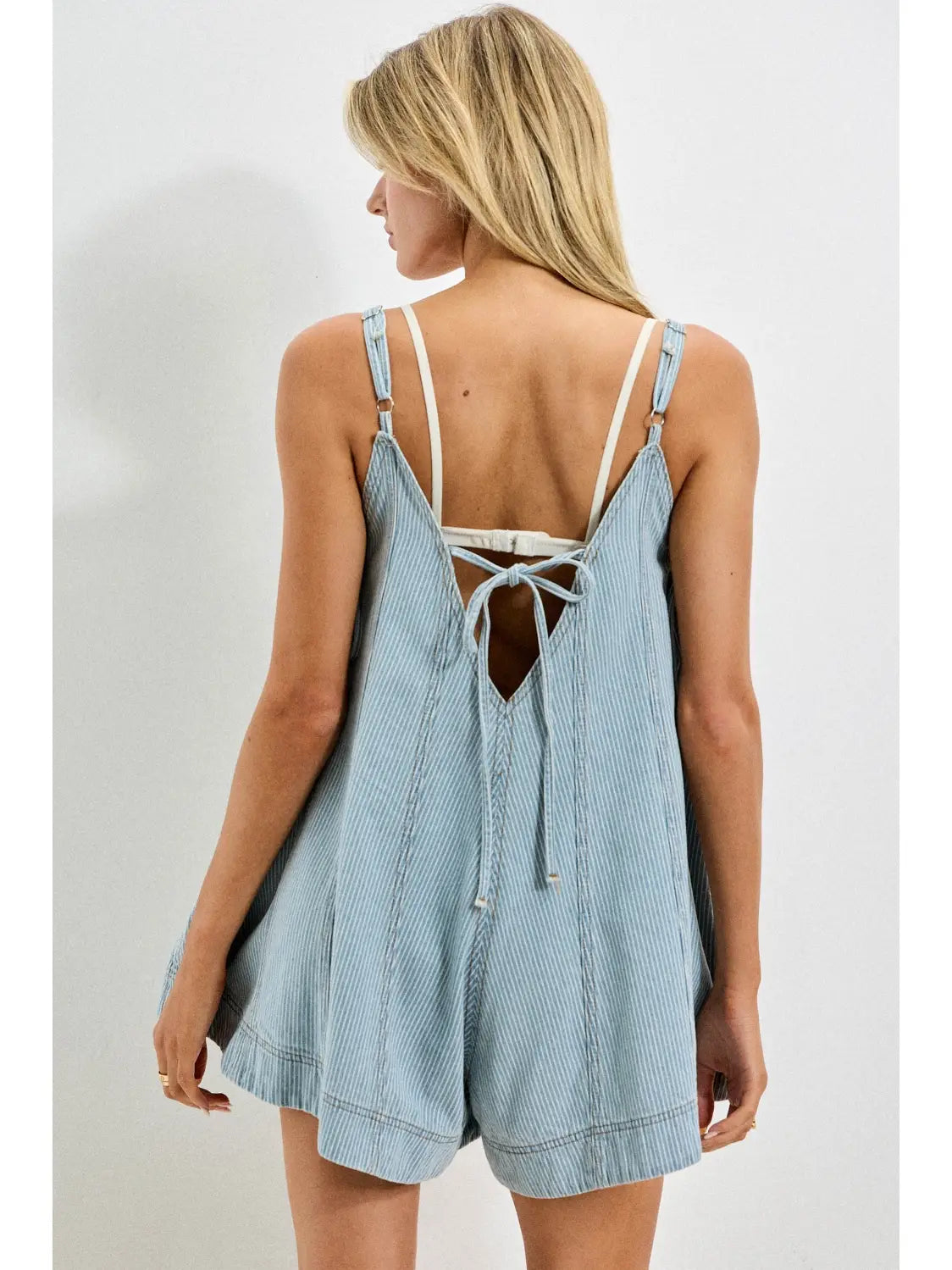 cory denim romper