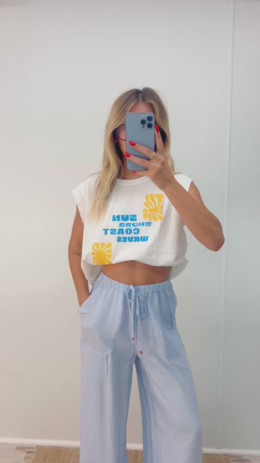 chelsie pant - blue